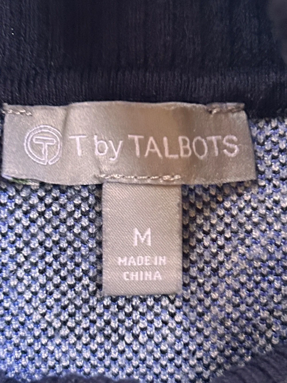 Talbots Birds Eye Jacquard Turtle-Neck Sweater - Size Medium - Picture 8 of 10